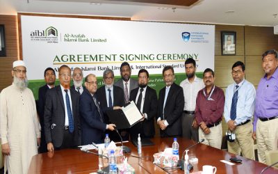 আল-আরাফাহ্ ইসলামী ব্যাংক লিমিটেড ও ইন্টারন্যাশনাল স্ট্যান্ডার্ড ইউনিভার্সিটির মধ্যে সমঝোতা স্মারক স্বাক্ষর