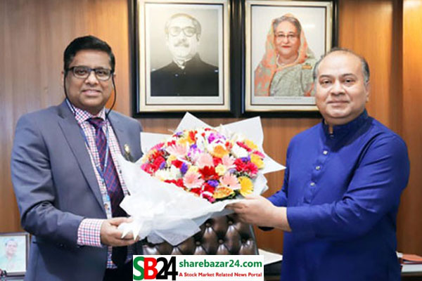 বিএসইসি চেয়ারম্যানের সঙ্গে ডিএসই’র নতুন এমডি’র সাক্ষাত