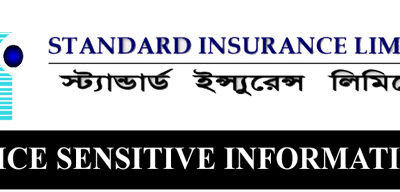 price sensitive informaton of standard insurance