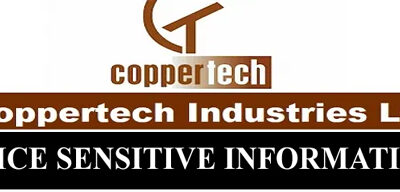 price sensitive information of coppertech industries ltd.