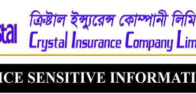 price sensitive information of crystal insurance company limited