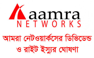 আমরা নেটওয়ার্কসের ডিভিডেন্ড ও রাইট ইস্যুর ঘোষণা