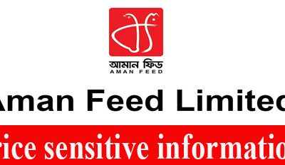 price sensitive information of aman feed