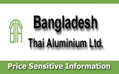 price sensitive information of bangladesh thai aluminium limited