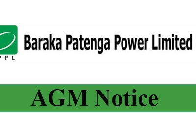 Notice of the 15th Annual General Meeting (AGM) of Baraka Patenga Power Limited