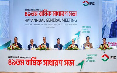 শেয়ারহোল্ডারদের আস্থার প্রতিফলন ঘটালো আইএফআইসি ব্যাংকের এজিএম