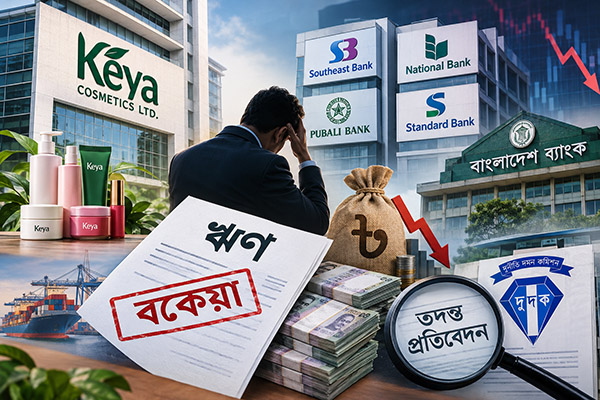 শেয়ারবাজারে তালিকাভুক্ত কোম্পানির ঋণ আদায় নিয়ে অনিশ্চয়তা