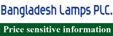 Price Sensitive Information of Bangladesh Lamps PLC