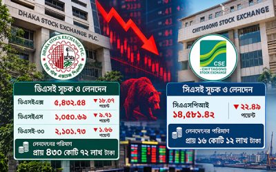 ডিভিডেন্ড মৌসুমেও বাজারে পতন, নিয়ন্ত্রক সংস্থার নজরদারি নিয়ে প্রশ্ন