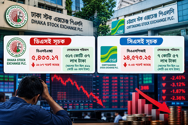 শেয়ারবাজারে লেনদেন তলানিতে, কমিশনের নিয়ন্ত্রণব্যবস্থা নিয়ে প্রশ্ন